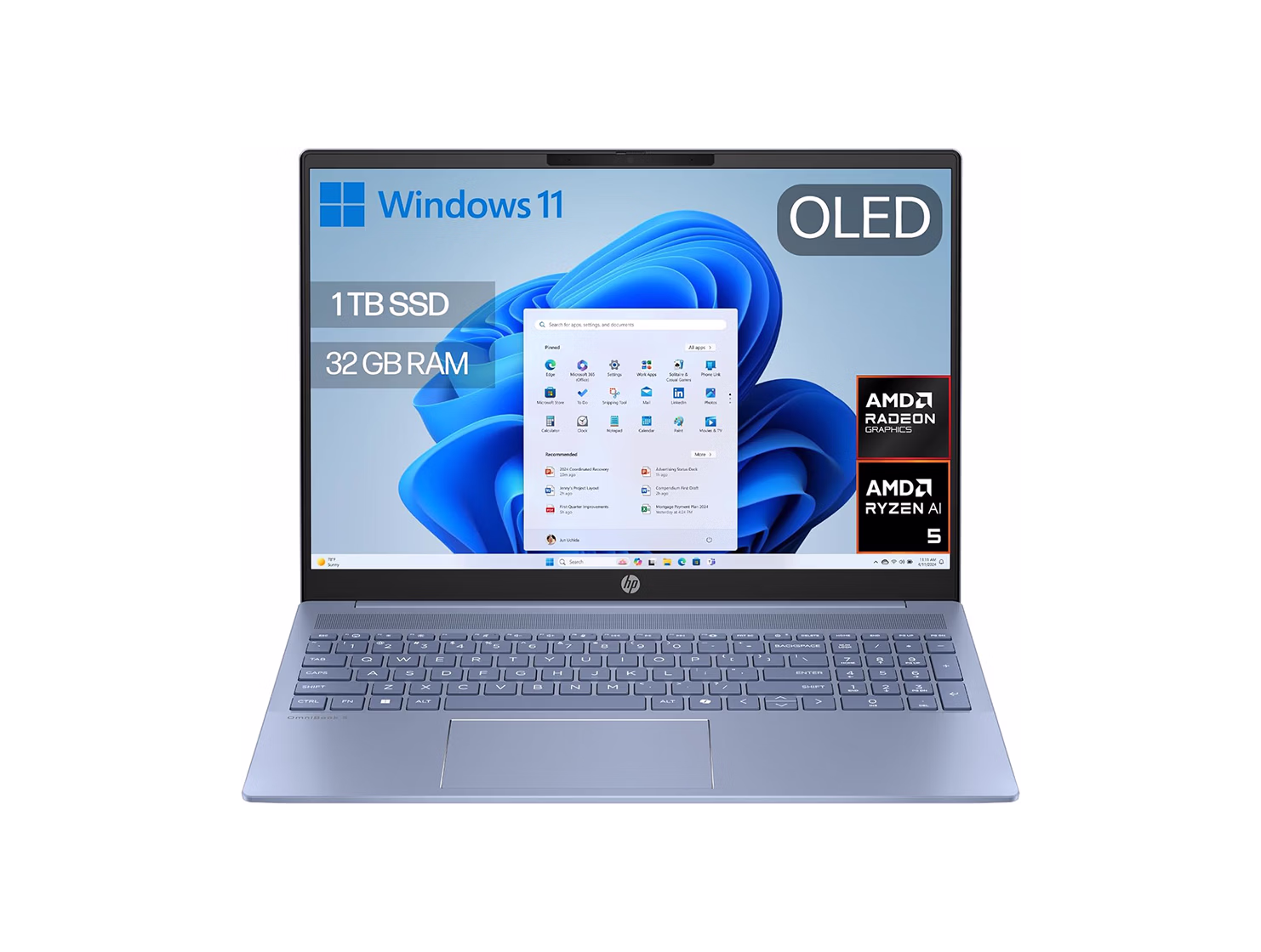 HP OmniBook 5 AI, portátil con pantalla OLED y NPU para uso diario