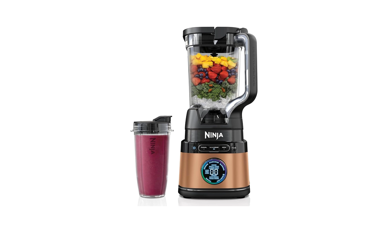 Batidora de vaso Ninja TB301EUCP con tapa