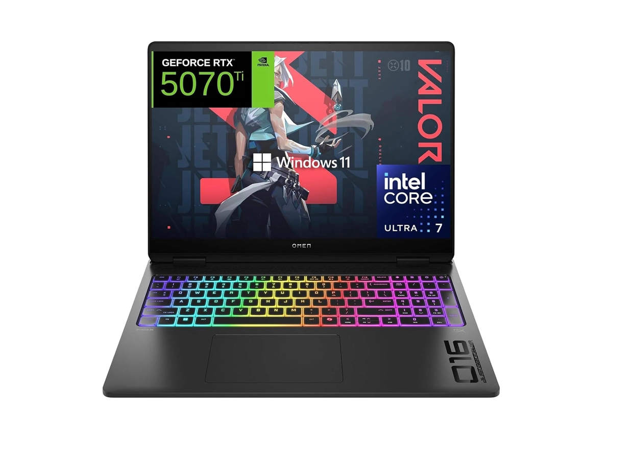 HP OMEN MAX 16 portátil gaming negro con teclado retroiluminado