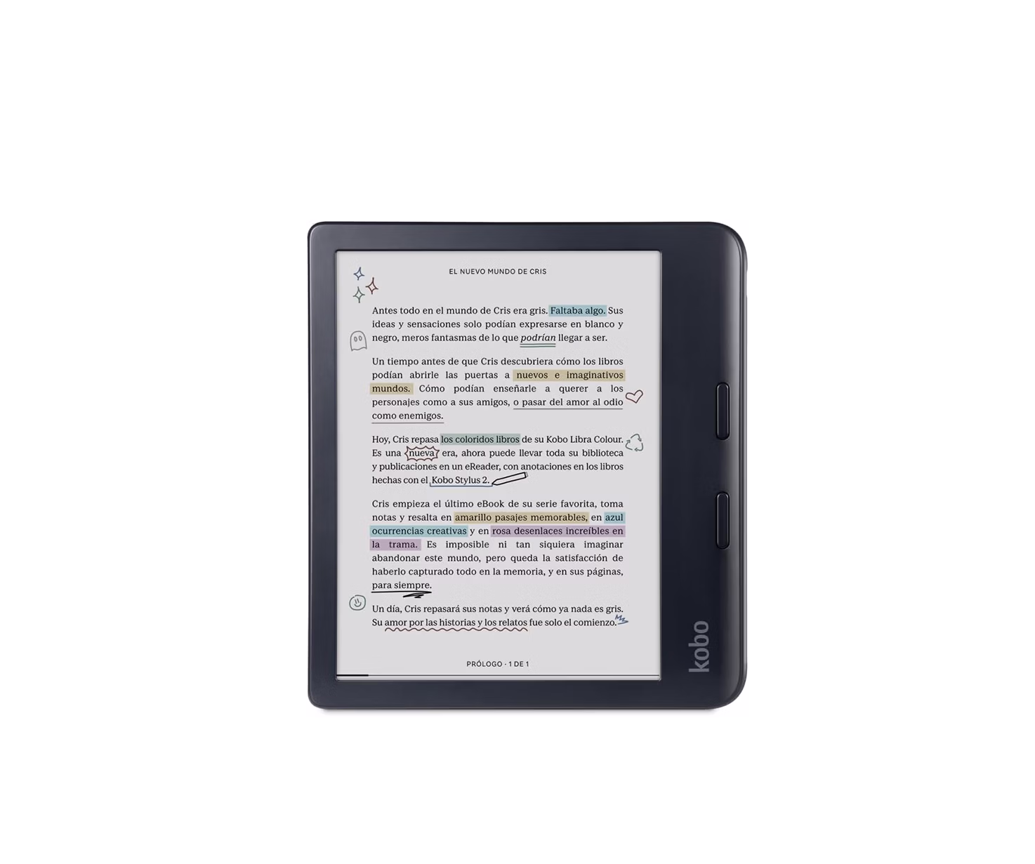 Kobo Libra Colour e-reader con pantalla a color