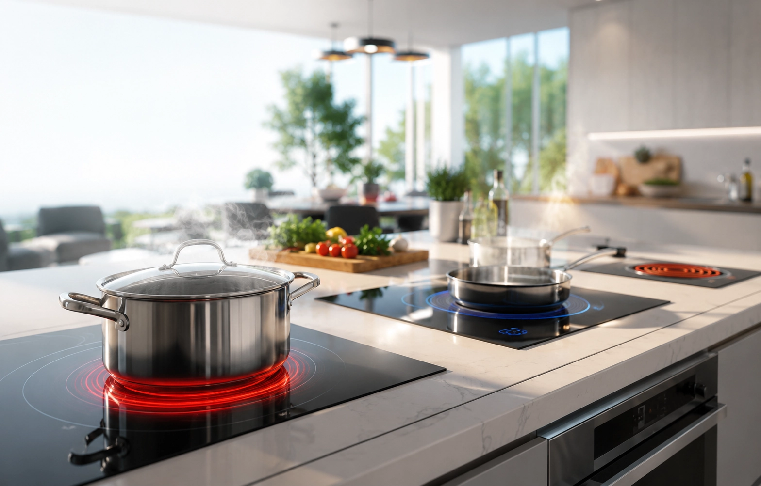 tipos-de-cocinas-electricas- Comparativa de tipos de cocinas eléctricas: vitrocerámica, inducción y resistencias